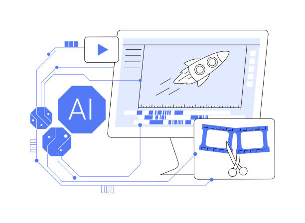 نقش هوش مصنوعی در تولید محتوای بصری تولید محتوای ویدیویی با استفاده از هوش مصنوعی