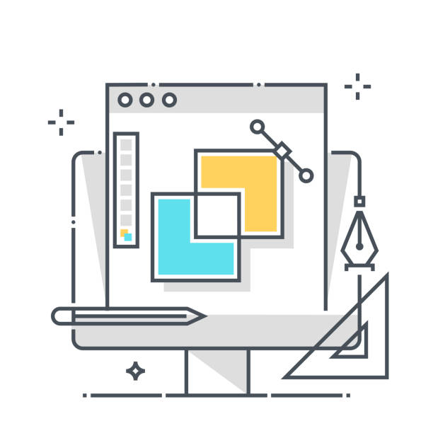 رنگ‌ها و خطوط در طراحی گرافیکی با کمک هوش مصنوعی