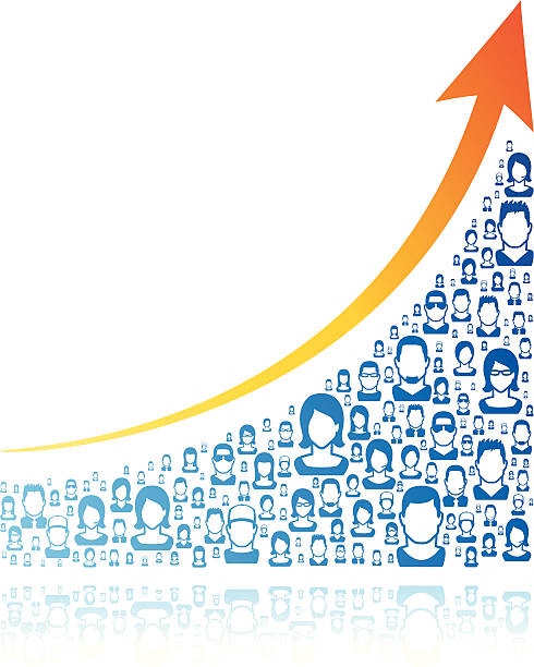 نمودار رشد مخاطب در بازاریابی محتوا