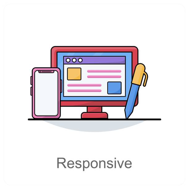 نمایش یک وب‌سایت ریسپانسیو در دستگاه‌های مختلف