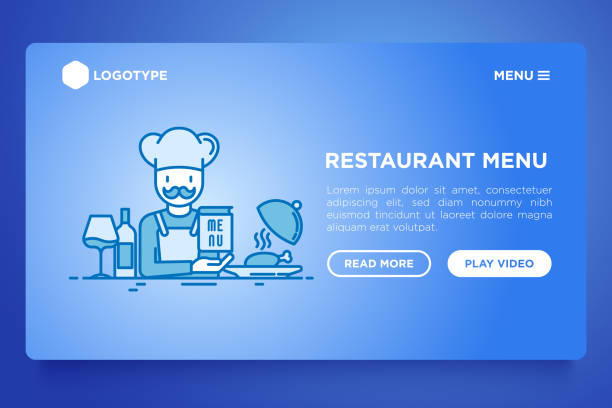 قالب وب سایت رستوران با منوی آنلاین جذاب و مدرن