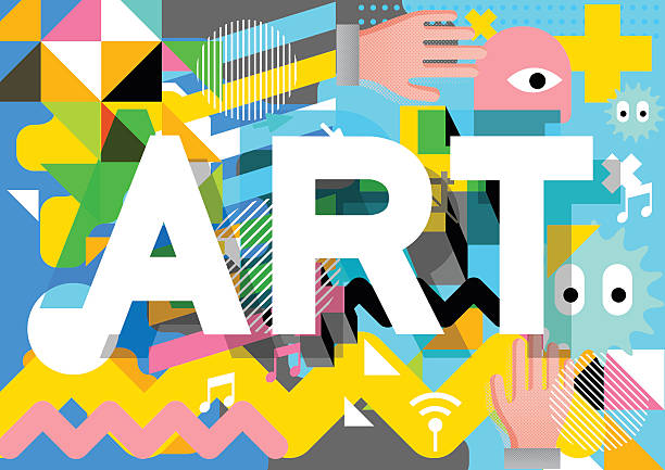 طراحی پوستر هنری برای کمپین بازاریابی دیجیتال فروشگاه هنری