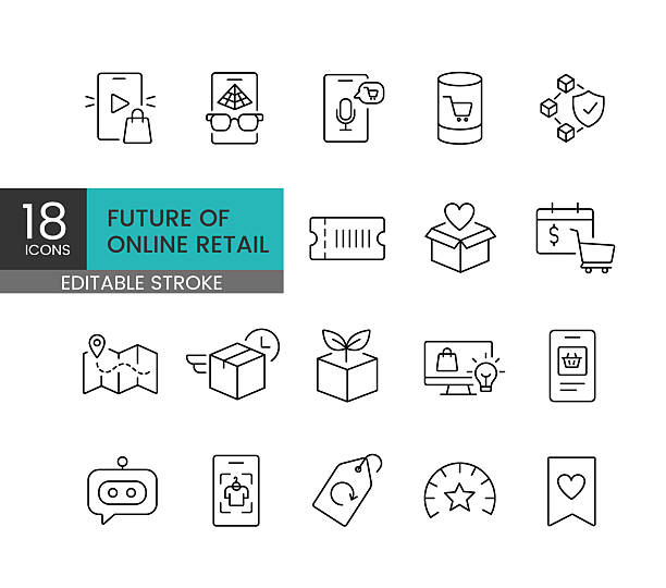 آیکون‌های هوش مصنوعی در صنعت غذا و بازاریابی دیجیتال رستوران