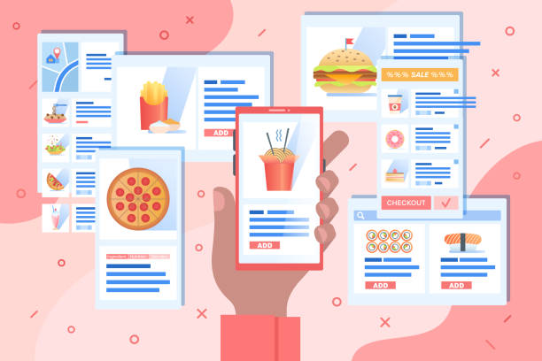 سفارش آنلاین غذا از طریق موبایل با تبلیغات گوگل برای رستوران