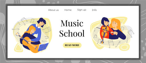 طراحی سایت آموزشی برای آموزشگاه موسیقی در چالوس