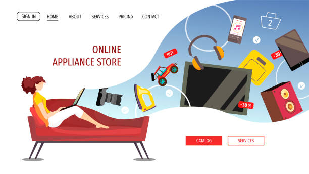 طراحی سایت فروشگاه لوازم خانگی و تجربه کاربری بهینه