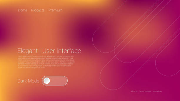 صفحه فرود وب‌سایت با طراحی مینیمال و تمیز، مناسب برای فروشگاه لوازم التحریر اداری