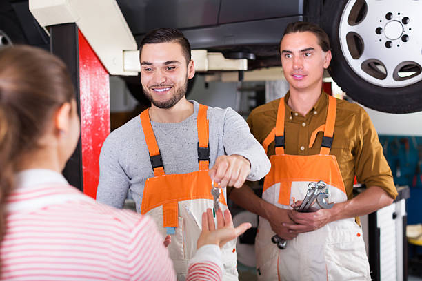 مشتری راضی از خدمات تعمیرگاه
