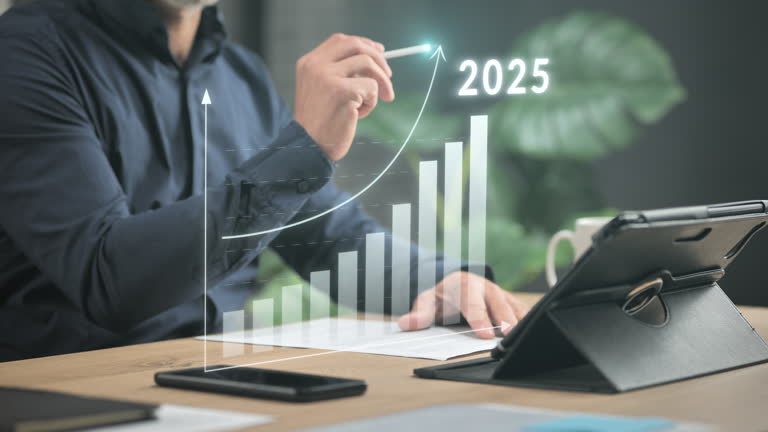 نمودار رشد کسبوکار کافیشاپ در سال 2025 با استراتژی بازاریابی دیجیتال