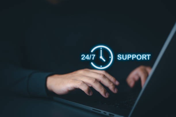 پشتیبانی فنی 24/7 در طراحی وبسایت فروشگاهی و فینتک توسط پینو سایت