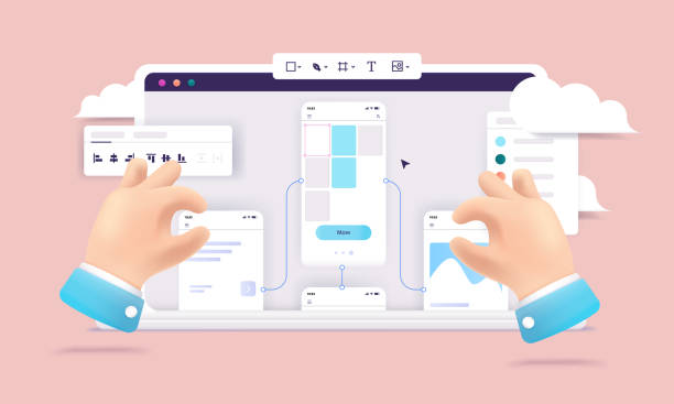 فرآیند طراحی و توسعه وبسایت مالی از ایده تا اجرا، شامل طراحی پروتوتایپ و برنامهنویسی