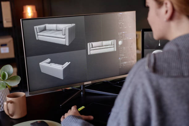 طراحی سه بعدی مبلمان با واقعیت افزوده طراحی مدل سه بعدی مبلمان با کانفیگوراتور برای نمایش در سایت
