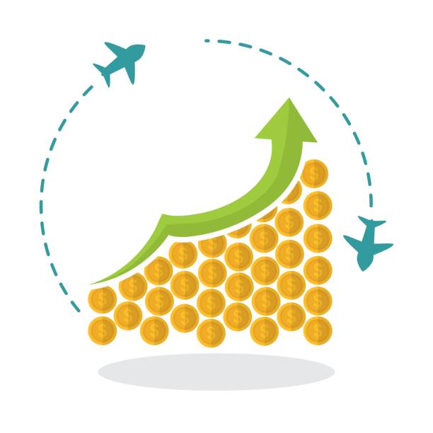 افزایش رزرو تور با استراتژی برندینگ دیجیتال هدفمند نمودار افزایش رزرو تور و سودآوری با برندینگ