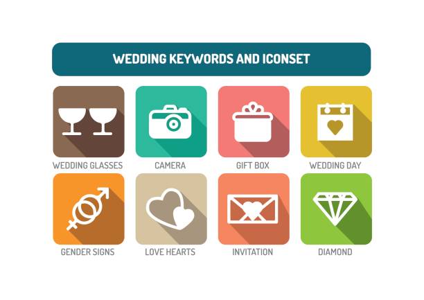 آیکون های مرتبط با طراحی سایت دفاتر ازدواج و سئو دفاتر عقد