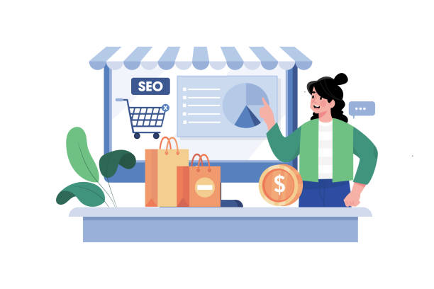 متخصص سئو سایت فروشگاهی در حال بهینهسازی سایت مبلمان برای گوگل