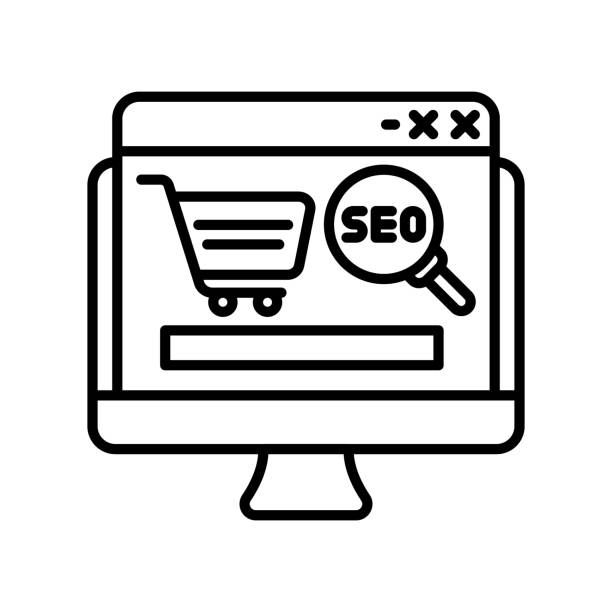 آیکون بهینه‌سازی سئو برای فروشگاه اینترنتی لوازم خانگی