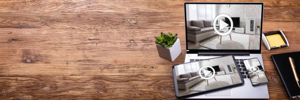 طراحی وبسایت ریسپانسیو برای شرکت طراحی داخلی در موبایل و دسکتاپ