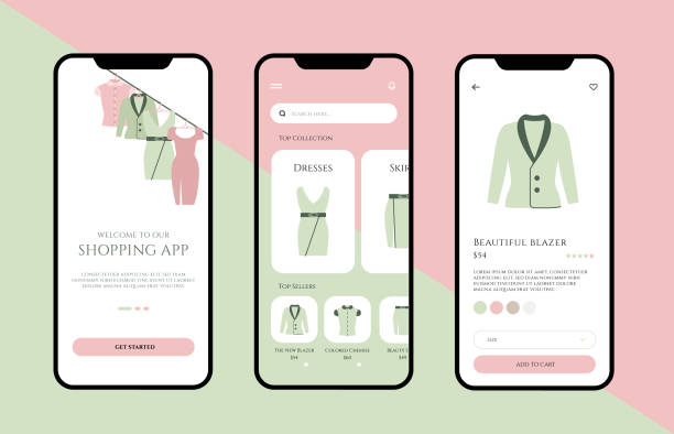 طراحی UX/UI فروشگاه اینترنتی لباس زنانه با تمرکز بر زیبایی و کارایی