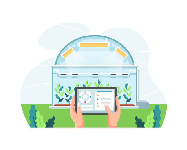 طراحی سایت گلخانه هوشمند یکپارچه با اینترنت اشیا و CRM