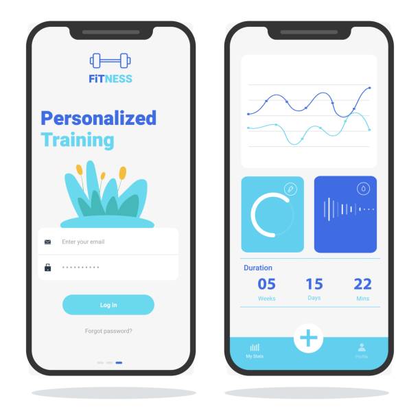 عناصر طراحی اپلیکیشن موبایل برای باشگاه بدنسازی