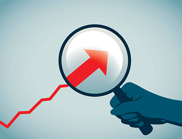 نمودار رشد نمادین، نشان‌دهنده افزایش دیده شدن و توسعه برند