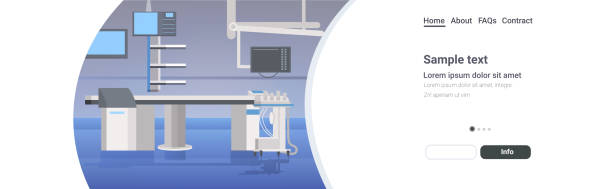 طراحی وبسایت بیمارستانی مدرن با اتاق عمل پیشرفته