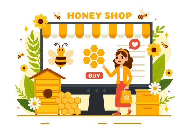 فروش آنلاین و بازاریابی دیجیتال عسل طبیعی