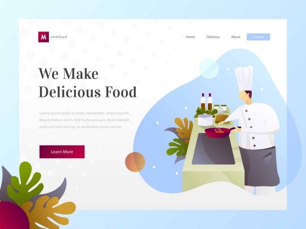 طراحی سایت رستوران با منوی آنلاین در سال 2025