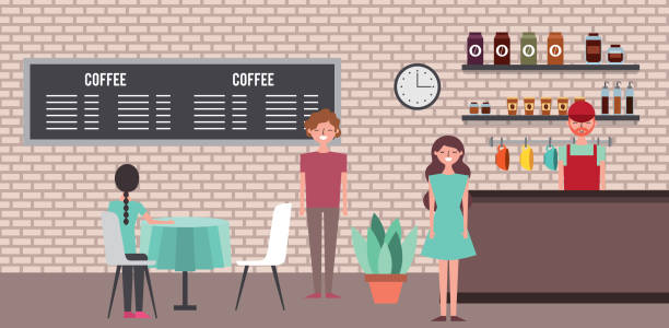 فضای دلنشین کافیشاپ نمایی جذاب از فضای داخلی یک کافیشاپ مدرن و دنج