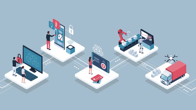 امنیت اطلاعات با بلاک چین و لجستیک هوشمند در طراحی سایت