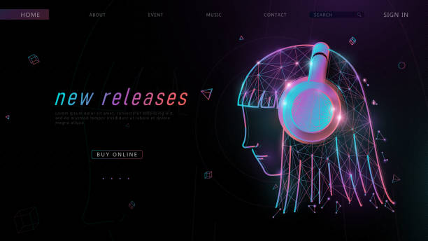 وبسایت موسیقی 2025 با طراحی مدرن