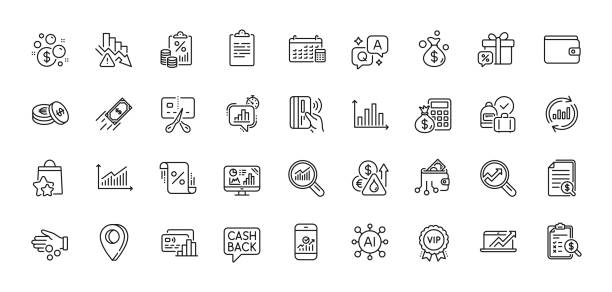 آیکون‌های محاسبه‌گر قیمت هوشمند برای وبسایت فروشگاهی چاپخانه