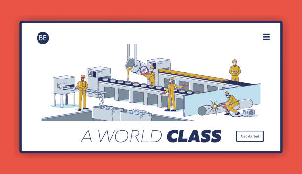 طراحی وب سایت تولیدی مدرن برای کارخانجات متالورژی و صنایع سنگین