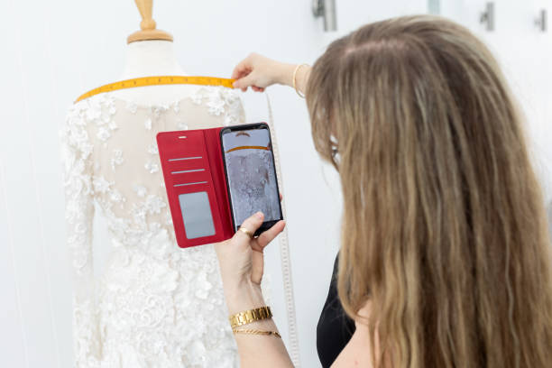 مدل سازی سه بعدی لباس عروس برای پرو مجازی و نمایش دقیق