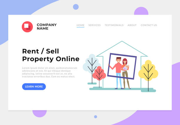 خانواده شاد در کنار خانه جدید، نماد موفقیت در جذب مشتری املاک با سئو