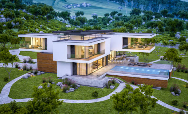 فروش ویلای لوکس در چالوس با طراحی سایت هوشمند و تور مجازی