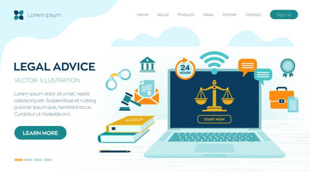 طراحی سایت مدرن برای دفاتر حقوقی جهت افزایش اعتبار و جذب موکل