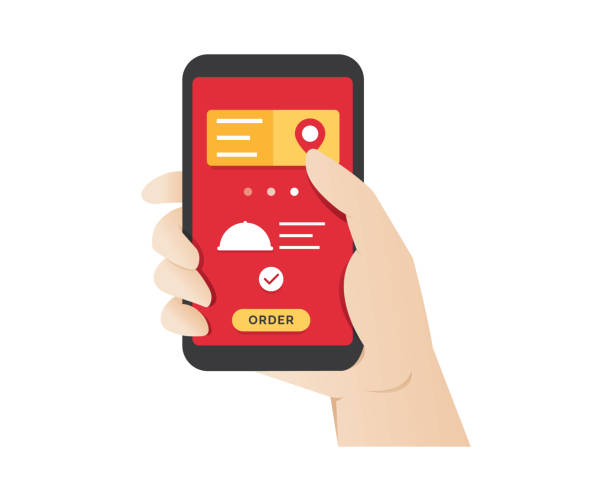 سفارش آنلاین غذا از طریق وبسایت کترینگ روی موبایل در کرج