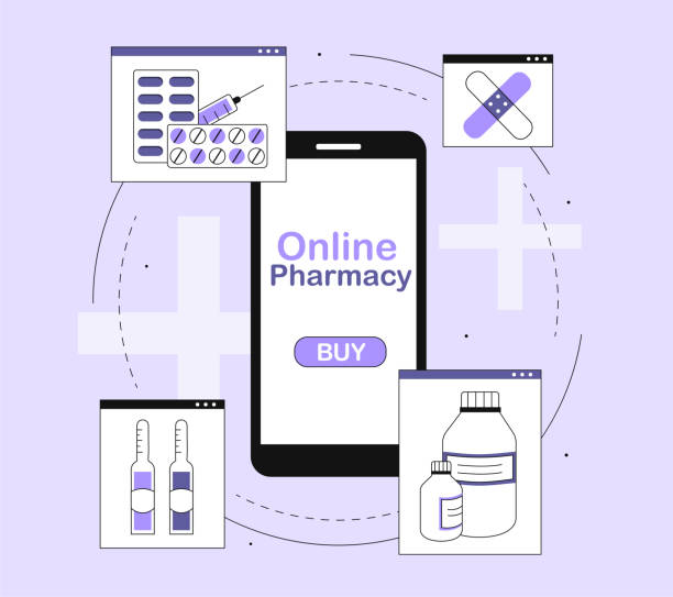 مفهوم وب اپلیکیشن پیشرو PWA برای داروخانه آنلاین