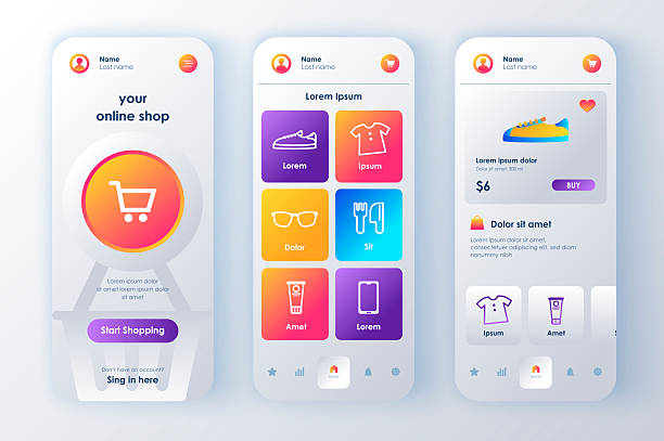 طراحی رابط کاربری اپلیکیشن فروشگاه لوازم خانگی برای افزایش فروش آنلاین