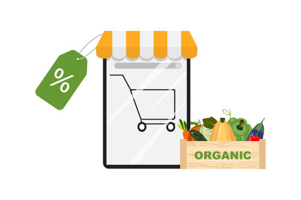 فروش آنلاین محصولات ارگانیک و کشاورزی با استراتژی دیجیتال مارکتینگ و طراحی سایت حرفه‌ای