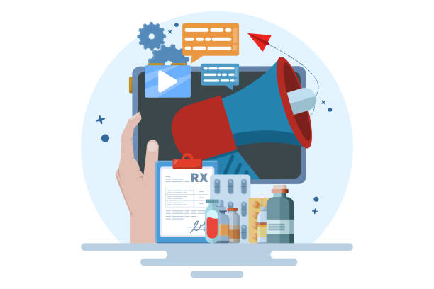 مفهوم بازاریابی پزشکی با تبلیغات گوگل برای پزشکان