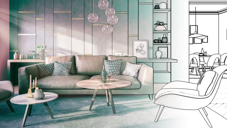 طراحی سایت حرفهای وردپرس برای شرکت طراحی داخلی با پورتفolio مدرن