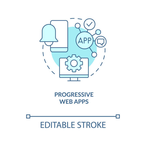 آیکون وب اپلیکیشن پیشرو برای حمل و نقل