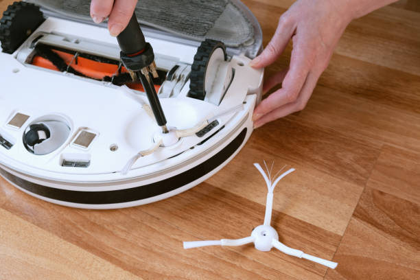 اینترنت اشیا در لوازم خانگی هوشمند مانند جاروبرقی رباتیک