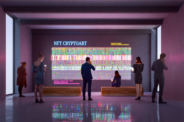 نمایش آثار هنری دیجیتال NFT در گالری، طراحی وبسایت NFT