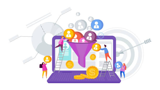 قیف فروش و جذب بازرگانان آنلاین برای صرافی