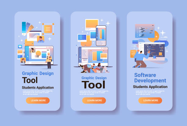 تیم طراحی و توسعه پینو سایت در حال کار بر روی پروژه UX/UI پلتفرم آموزشی