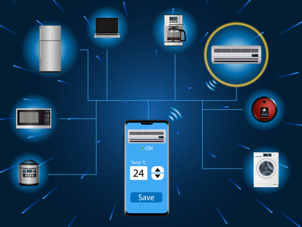 اینترنت اشیا لوازم خانگی و کنترل از طریق وب اپلیکیشن