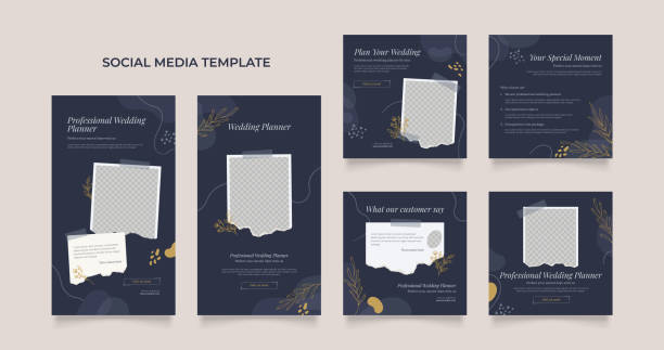 برندینگ دیجیتال ازدواج و طراحی پست های شبکه های اجتماعی توسط پینو سایت